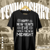 Happy New Year Holiday Fireworks Present T-shirt TPKJ1