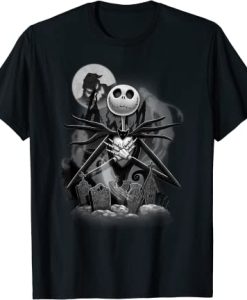 Nightmare Before Christmas Jack Night Scene T-Shirt