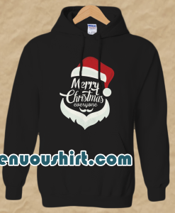 Santa style Merry Christmas Hoodie