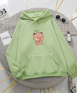 Snacking Bear Loose Comfy Hoodies