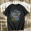 Vibrant Happy New Year T Shirt TPKJ1