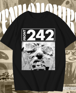 Black Sabbath Front 242 Black White T shirt TPKJ1