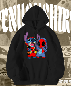 Deadpool And Stitch Hoodie TPKJ1