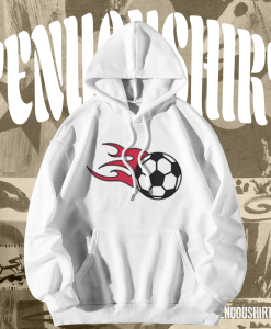 Flaming Soccer Hoodie TPKJ1