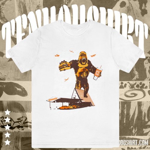 Kingkong Hunger Attack Whataburger T-Shirt TPKJ1