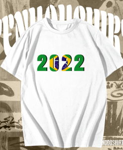 Qatar World Cup 2022 _ Support Brazil Team T Shirt TPKJ1