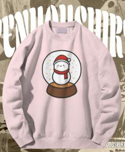 Snowball globe snowman Sweatshirt TPKJ1