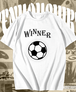 Soccer Winner Goal Champion Soccer Ball Football T Shirt TPKJ1