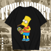 The Simpson Family Bart Simpson Brain Freeze T Shirt TPKJ1