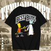 Best Buds Bart Simpson and Rick & Morty Backwoods T-Shirt TPKJ1