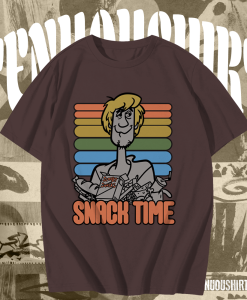 Junk Food Mens Scooby Doo Shaggy Snack Time T Shirt TPKJ1