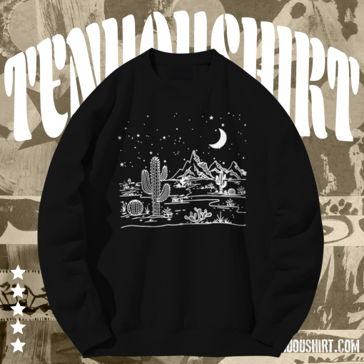 Desert starry night Sweatshirt TPKJ1