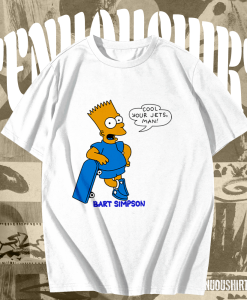 Cool Your Jets Man Bart Simpson T-Shirt TPKJ1