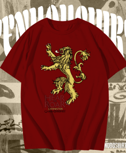 Game of Thrones Hear Me Roar Lannister T-Shirt TPKJ1