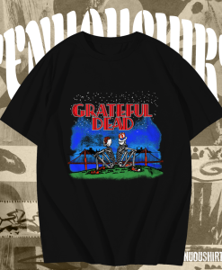 Grateful Dead Golden Gate San Francisco Skeleton T-shirt TPKJ1