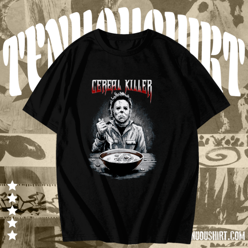 Michael Myers Halloween Cereal Killer T-Shirt TPKJ1