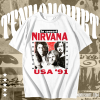 Nirvana in Concert USA '91 T-Shirt TPKJ1