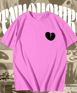 Broken heart light pink T-Shirt TPKJ1