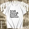 Aria Hanna Emily Spencer PLL T-shirt TPKJ1