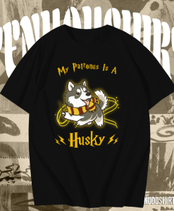 Harry Potter My Patronus Is A Husky T-Shirt TPKJ1