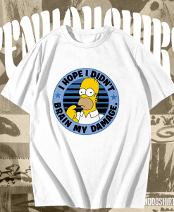 The Simpsons Homer I Hope I Didn't Brain My Damage T-Shirt TPKJ1