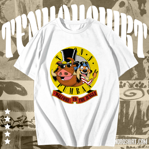 Welcome To The Jungle Timon and Pumba T-shirt TPKJ1