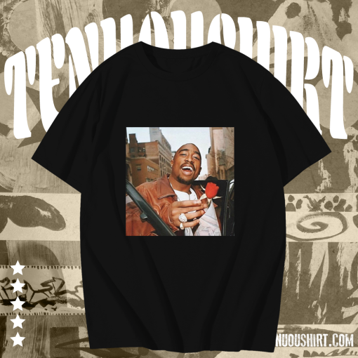 Tupac Rose T-Shirt TPKJ1