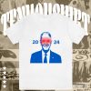 Joe Biden Embraces Dark Brandon T-Shirt TPKJ3