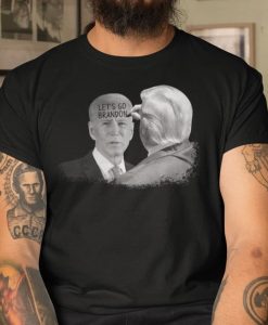 Trump Writing Biden Let's Go Brandon Shirt