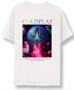 Coldplay Houston Tour T Shirt