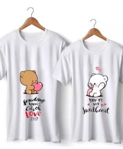 CUTE PANDA COUPLES LOVELY COUPLE T-SHIRTS