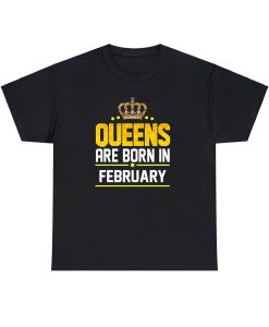 Queen Born February T-shirt SD