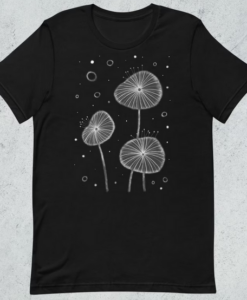 Abstract Flowers Folk T-shirt