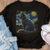 Cat van Gogh T-shirt