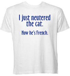 I Just Neutered the Cat t shirt