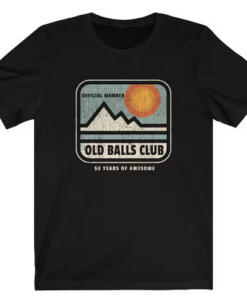 Old Balls Club Birthday T-shirt SD