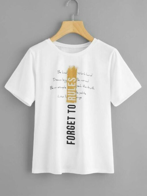 forget to rules t-shirt thd